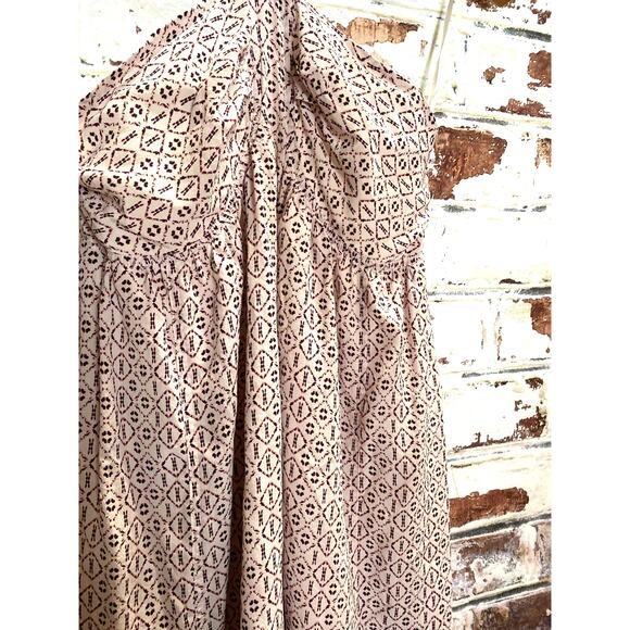 Madewell Pure Silk Geometric Print Halter Dress - Picture 7 of 12